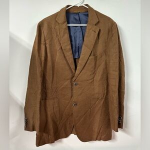 Suitsupply Brown Pure Linen Blazer Suit Jacket Men's Size 40R